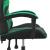 Scaun de gaming pivotant, negru și verde, piele ecologică GartenMobel Dekor