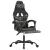 Scaun de gaming cu suport picioare negru/camuflaj piele eco GartenMobel Dekor