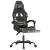 Scaun de gaming cu suport picioare negru/camuflaj piele eco GartenMobel Dekor