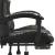 Scaun de gaming cu suport picioare negru/camuflaj piele eco GartenMobel Dekor