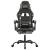 Scaun de gaming cu suport picioare negru/camuflaj piele eco GartenMobel Dekor