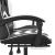 Scaun gaming pivotant/suport picioare negru/alb piele eco GartenMobel Dekor