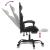 Scaun de gaming cu suport picioare negru/camuflaj piele eco GartenMobel Dekor