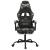 Scaun de gaming cu suport picioare negru/camuflaj piele eco GartenMobel Dekor