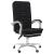 Fotoliu de birou rabatabil, negru, piele ecologică GartenMobel Dekor