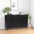 Servantă, negru, 110x35x70 cm, lemn masiv de pin reciclat GartenMobel Dekor