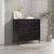 Dulap cu sertare, negru, 75x35x70 cm, lemn masiv pin GartenMobel Dekor