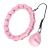 Cerc hula hoop cu greutate HMS HHW02, reglabil, 43 cm, negru