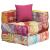 Fotoliu puf modular cu pernă, model petice, material textil GartenMobel Dekor