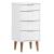 Dulap cu sertare, alb, 40x35x82 cm, lemn masiv de pin GartenMobel Dekor