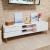 Dulap TV „MOLDE” alb, 158x40x49 cm, lemn masiv de pin GartenMobel Dekor