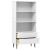 Bibliotecă „MOLDE” alb, 85x35x170,5 cm, lemn masiv de pin GartenMobel Dekor