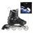 Role Reglabile 4in1 Nils Extreme LED NH10905-Negru