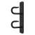Suport de perete pentru Battle Rope si benzi inSPORTline Lankor