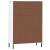Bibliotecă cu picioare metalice OSLO, alb, 90x35x128,5 cm, lemn GartenMobel Dekor