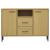 Dulap cu picioare metalice „OSLO” maro 113x40x77 cm lemn GartenMobel Dekor