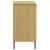 Dulap cu picioare metalice „OSLO” maro 113x40x77 cm lemn GartenMobel Dekor