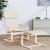 Scaun de relaxare, crem, material textil GartenMobel Dekor