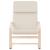 Scaun de relaxare, crem, material textil GartenMobel Dekor