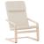 Scaun de relaxare, crem, material textil GartenMobel Dekor
