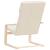 Scaun de relaxare, crem, material textil GartenMobel Dekor