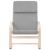 Scaun de relaxare, gri deschis, material textil GartenMobel Dekor