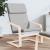 Scaun de relaxare, gri deschis, material textil GartenMobel Dekor