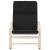 Scaun de relaxare, negru, material textil GartenMobel Dekor