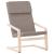 Scaun de relaxare, gri taupe, material textil GartenMobel Dekor