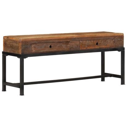 Comodă TV, 110x30x46 cm, lemn masiv reciclat  GartenMobel Dekor
