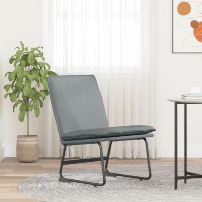 Scaun de relaxare, gri deschis, 52x75x76 cm, material textil GartenMobel Dekor