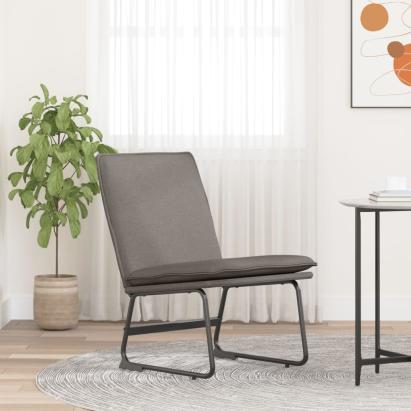 Scaun de relaxare, gri închis, 52x75x76 cm, material textil GartenMobel Dekor