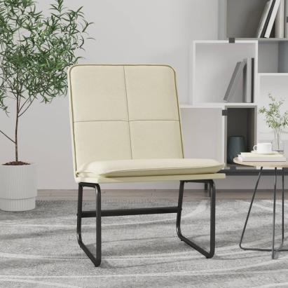 Scaun de relaxare, crem, 54x75x76 cm, piele artificială GartenMobel Dekor