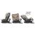 Scaun auto rotativ i-Size Coccolle Velsa 40-150 cm, Isofix, Taupe Brown