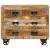 Dulap cu 3 sertare, 80x30x65 cm, lemn masiv de mango brut GartenMobel Dekor