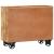 Dulap cu 3 sertare, 80x30x65 cm, lemn masiv de mango brut GartenMobel Dekor