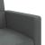 Canapea extensibilă cu perne, gri închis, textil GartenMobel Dekor
