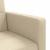Canapea extensibilă, cu perne, crem, material textil GartenMobel Dekor
