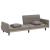Canapea extensibilă, cu perne, gri taupe, material textil GartenMobel Dekor