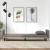 Canapea extensibilă, cu perne, gri taupe, material textil GartenMobel Dekor