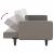 Canapea extensibilă, cu perne, gri taupe, material textil GartenMobel Dekor