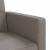 Canapea extensibilă, cu perne, gri taupe, material textil GartenMobel Dekor