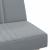 Canapea extensibilă, gri deschis, material textil GartenMobel Dekor