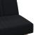 Canapea extensibilă, negru, material textil GartenMobel Dekor