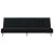 Canapea extensibilă, negru, material textil GartenMobel Dekor