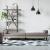 Canapea extensibilă cu cotiere, gri taupe, textil GartenMobel Dekor