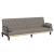Canapea extensibilă cu cotiere, gri taupe, textil GartenMobel Dekor