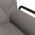 Canapea extensibilă cu cotiere, gri taupe, textil GartenMobel Dekor