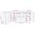 Dulap TV, 105x33,5x46 cm, lemn masiv reciclat&lemn prelucrat GartenMobel Dekor