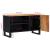 Dulap TV, 80x33x46 cm, lemn masiv de acacia&lemn prelucrat GartenMobel Dekor